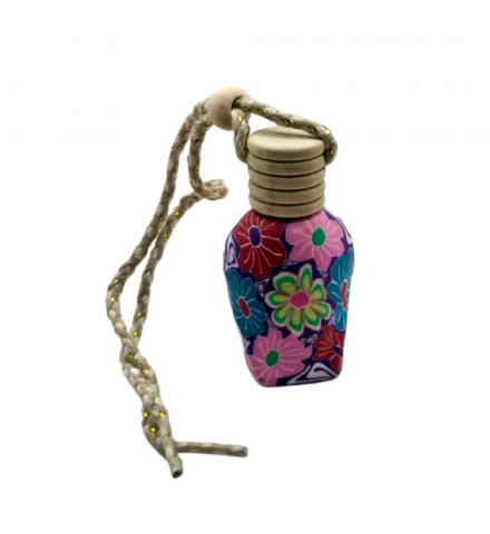 Floral Car Aromatizer Diffuser Bottle(vase shape-15ml)